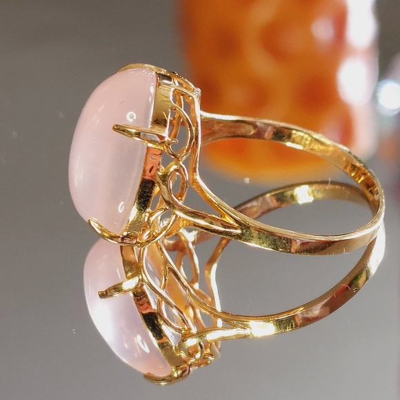 💯authentic rose quartz ring - Picture 3 of 5